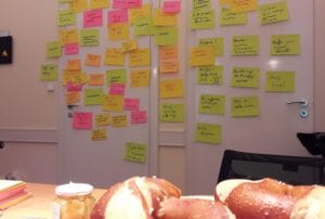Jede Menge HRforFuture-Ideen wurden beim Personalerfrühstück gesammelt