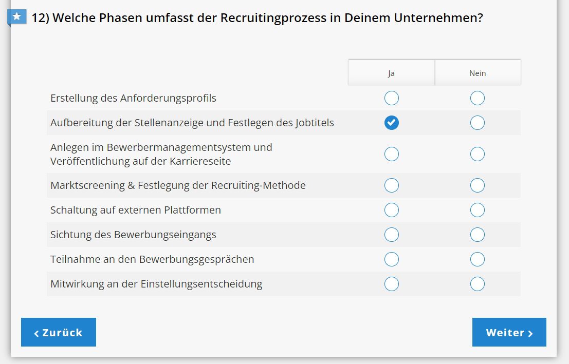 Auszug aus Recruiting-Benchmark von DGFP, Wollmilchsau, HTWK